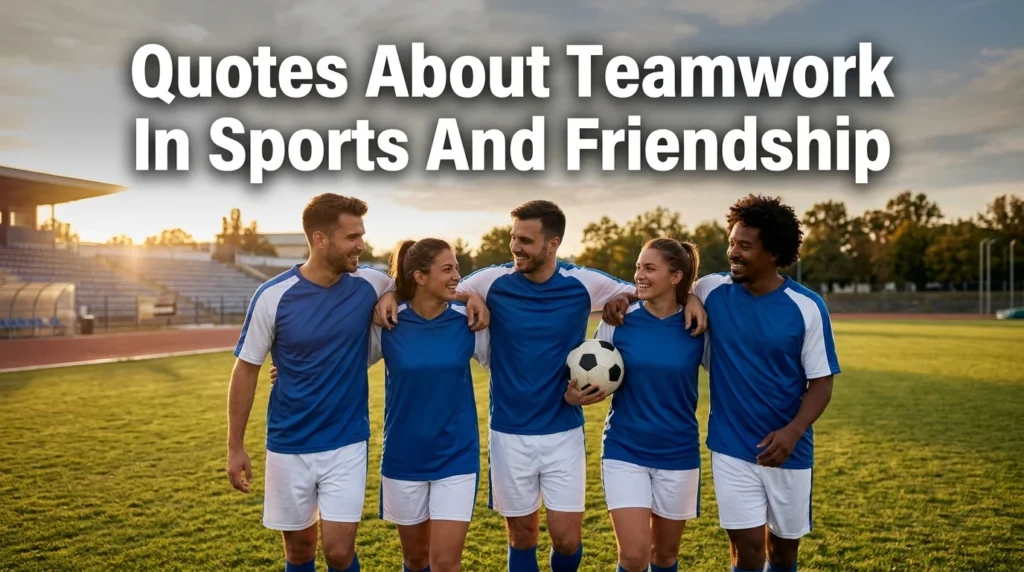 Quotes About Teamwork In Sports And Friendship