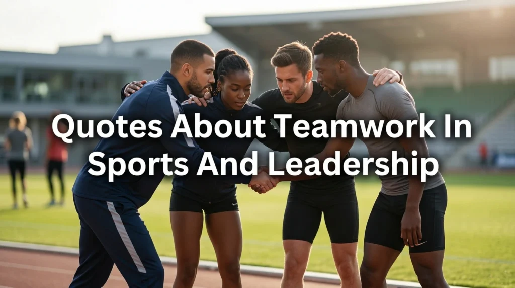 Quotes About Teamwork In Sports And Leadership