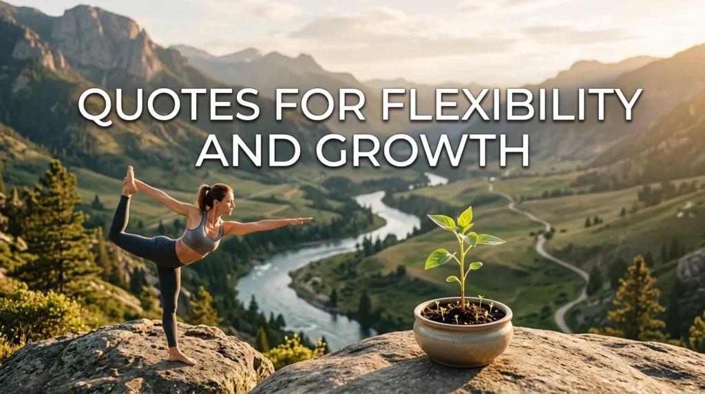 Quotes For Flexibility And Growth