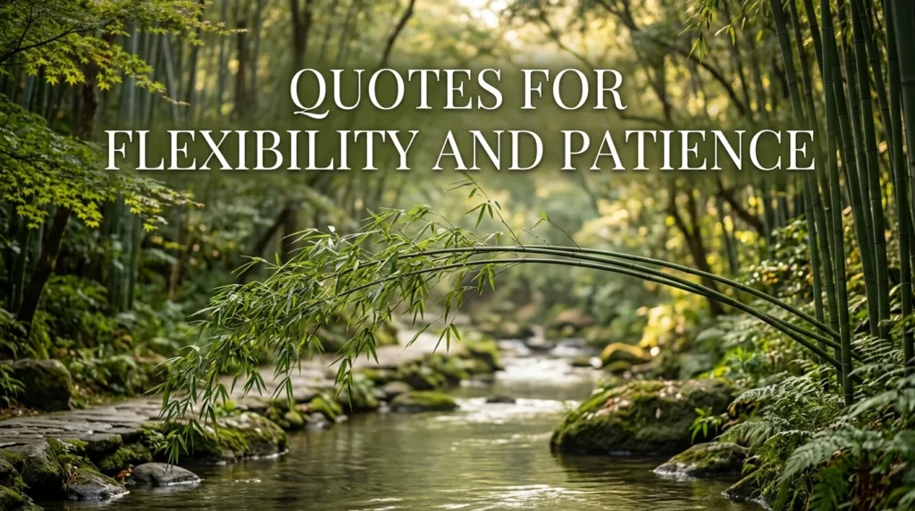 Quotes For Flexibility And Patience