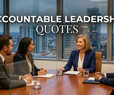 Accountable Leadership Quotes
