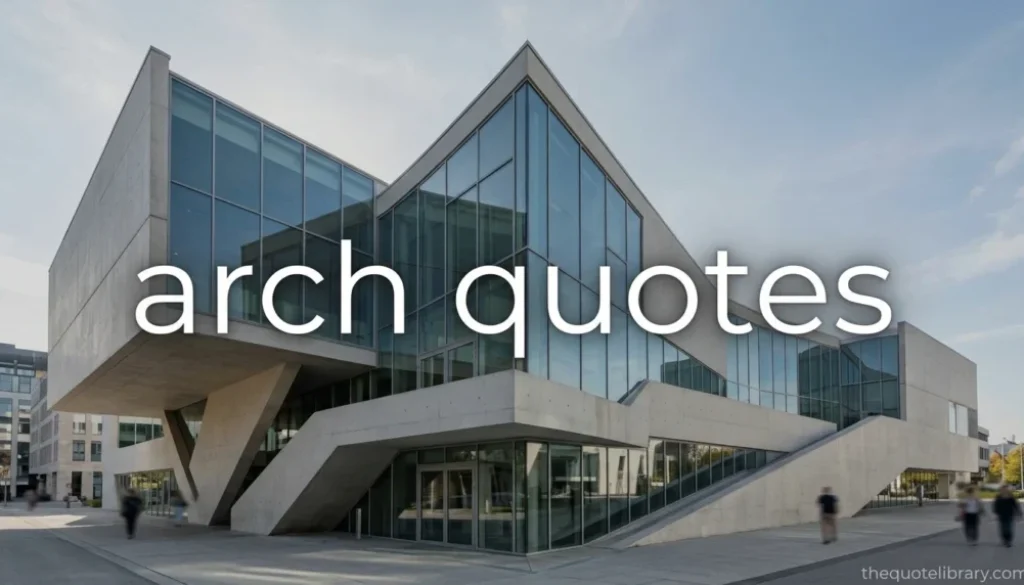 arch quotes