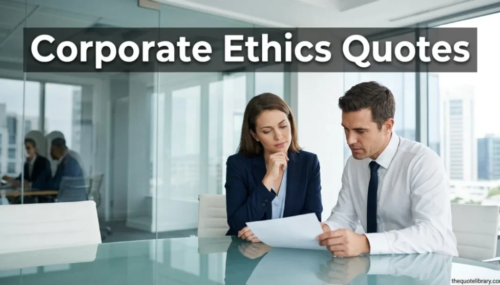 Corporate Ethics Quotes