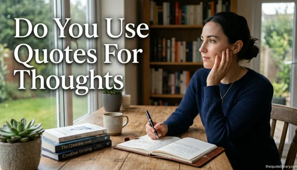 Do You Use Quotes For Thoughts