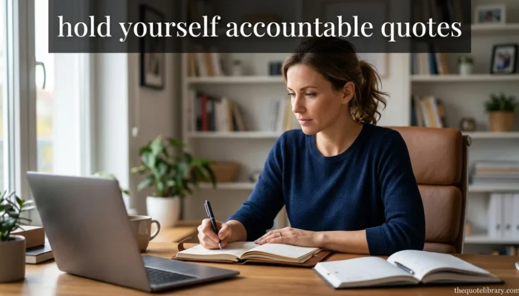 hold yourself accountable quotes