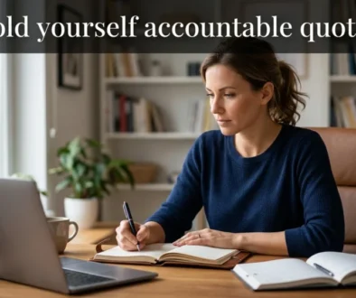 hold yourself accountable quotes