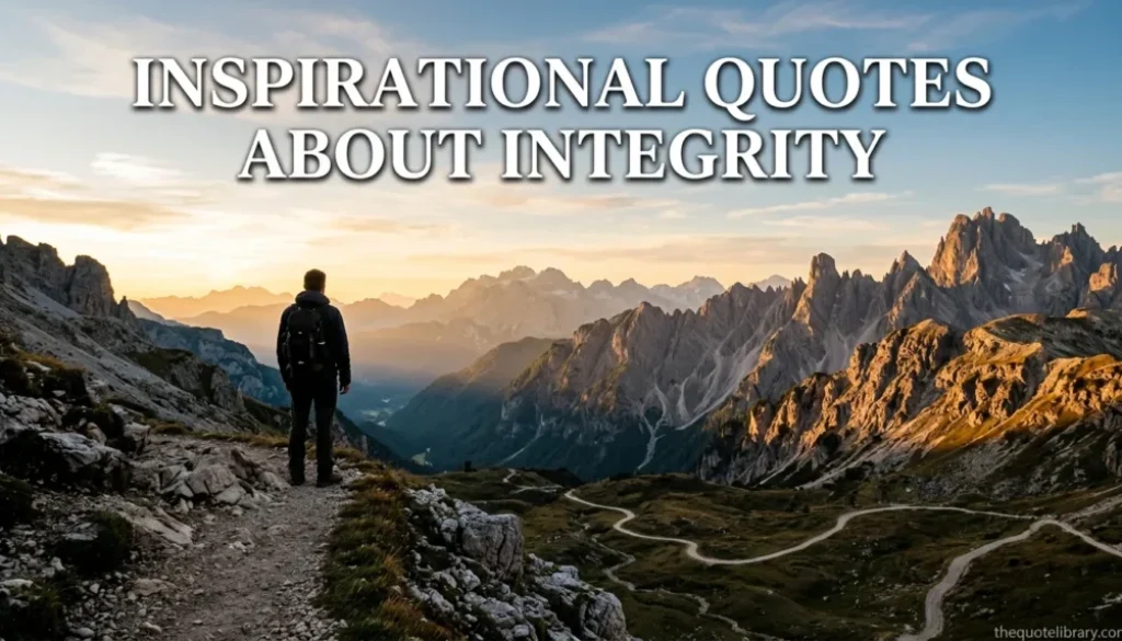 Inspirational Quotes About Integrity