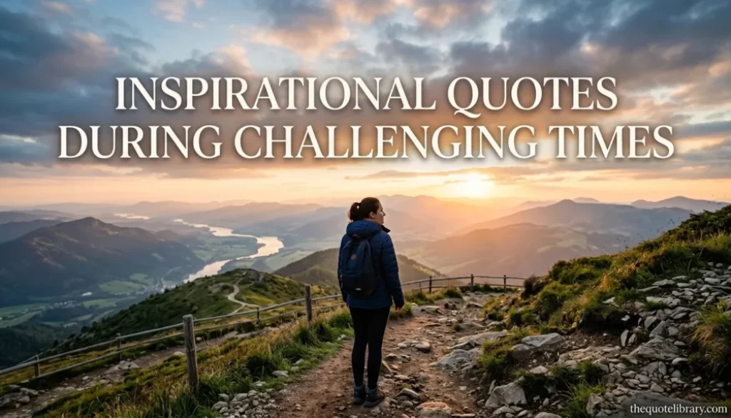 inspirational quotes during challenging times
