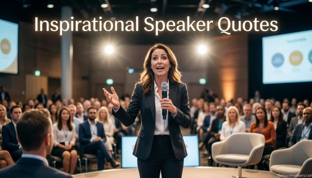 Inspirational Speaker Quotes