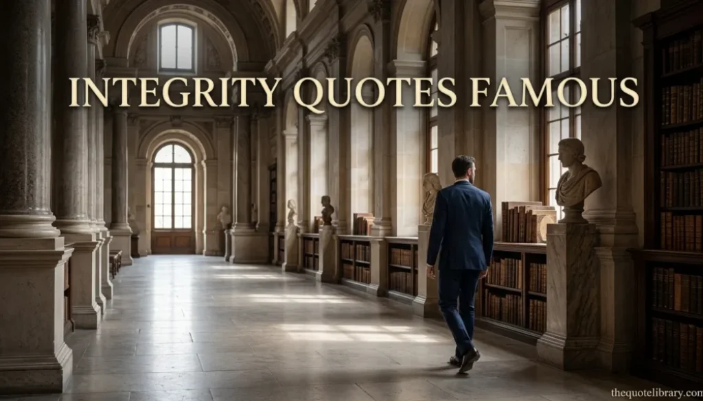 Integrity Quotes Famous