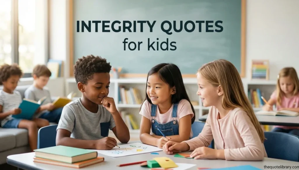 integrity quotes for kids