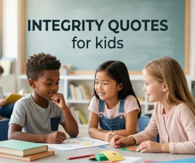 integrity quotes for kids