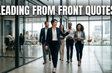 leading from front quotes