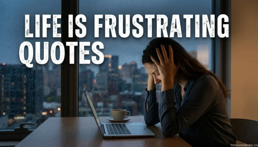 life is frustrating quotes