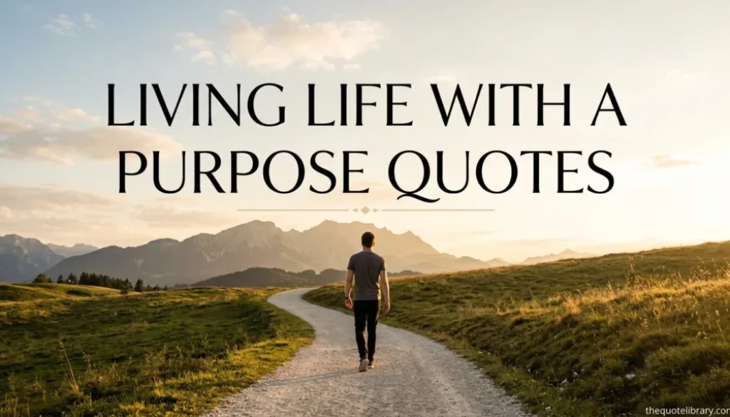 living life with a purpose quotes
