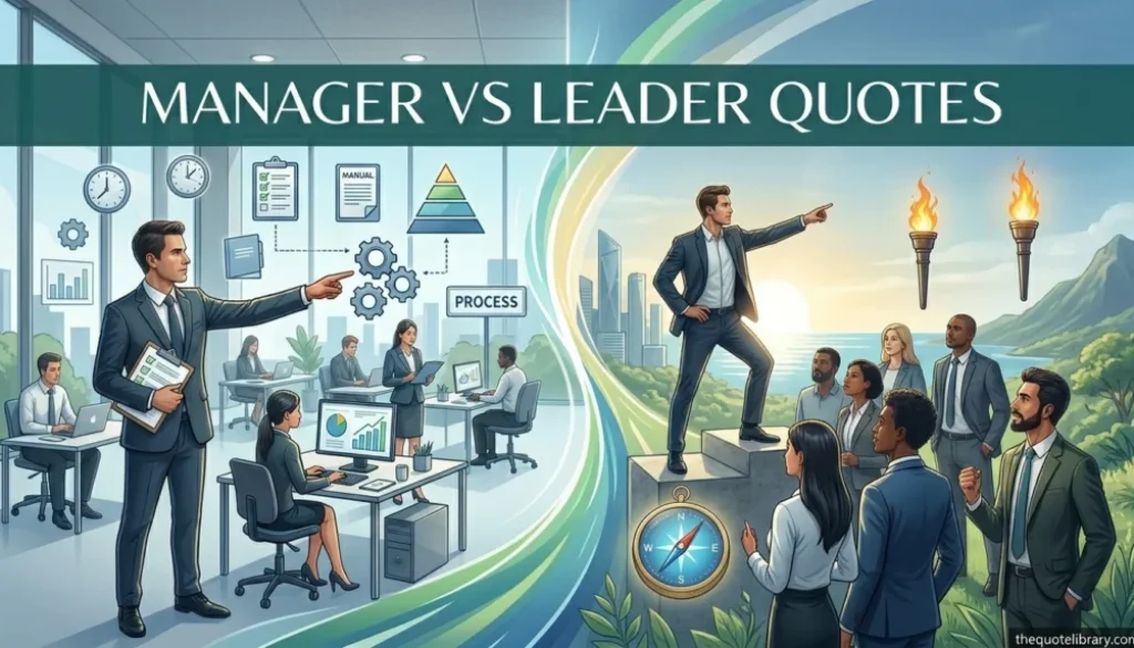 Manager Vs Leader Quotes