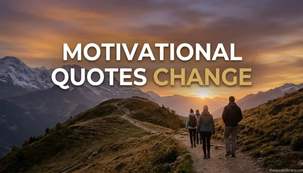Motivational Quotes Change