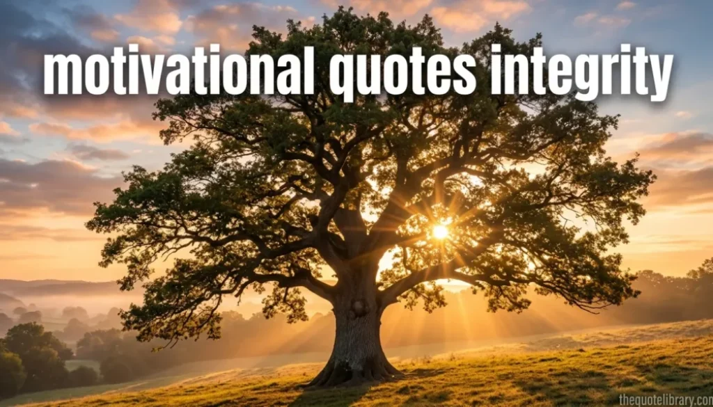motivational quotes integrity