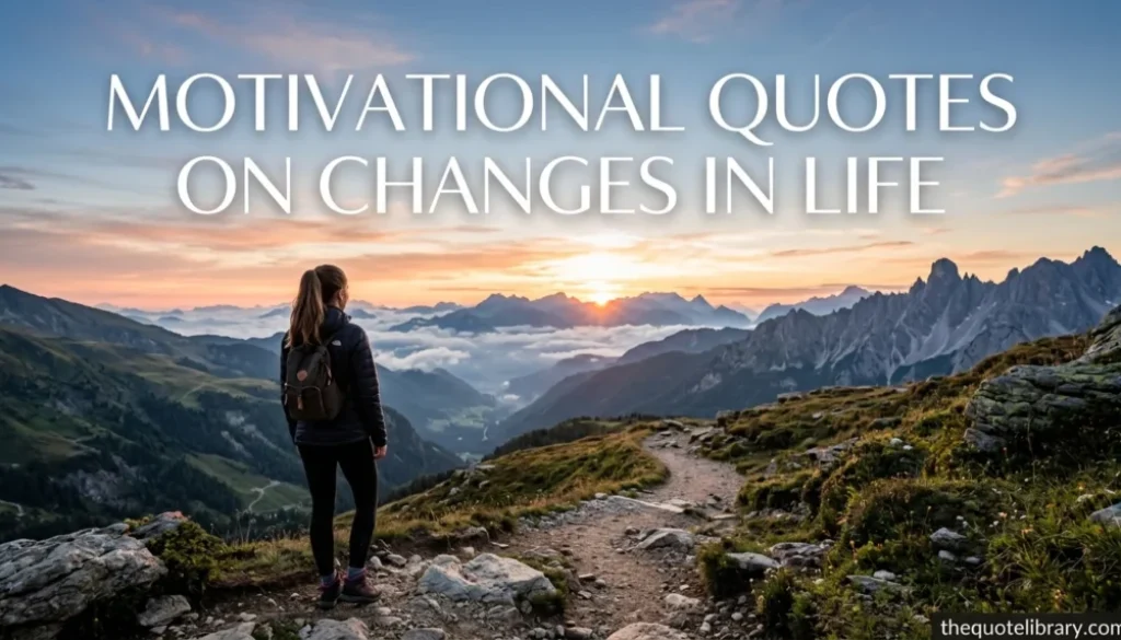 Motivational Quotes On Changes In Life