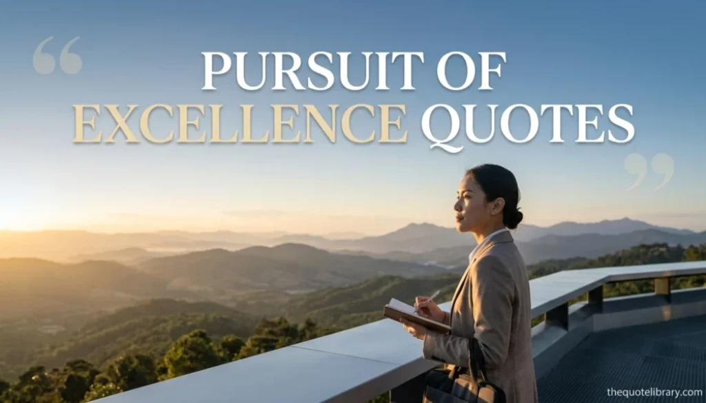 Pursuit Of Excellence Quotes