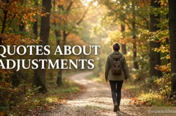 Quotes About Adjustments