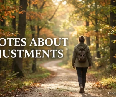 Quotes About Adjustments
