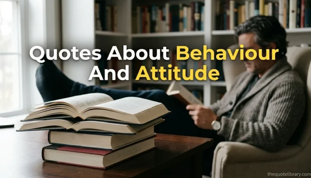 Quotes About Behaviour And Attitude