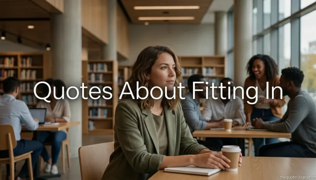 Quotes About Fitting In