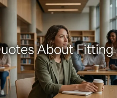 Quotes About Fitting In