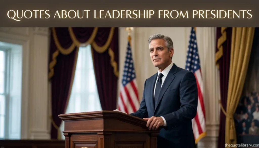 Quotes About Leadership From Presidents