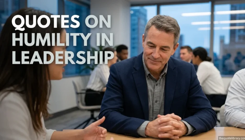 Quotes On Humility In Leadership