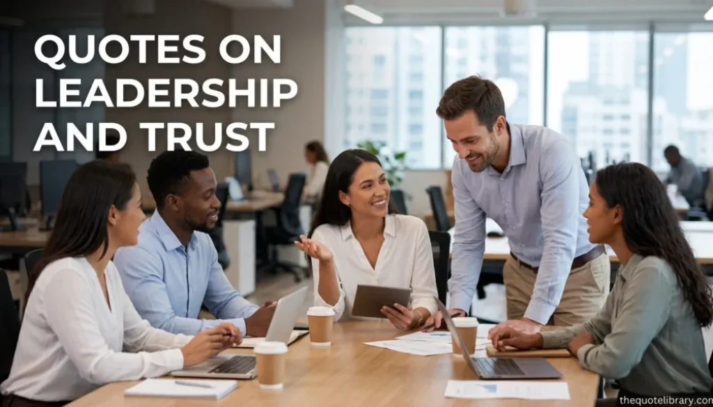 quotes on leadership and trust