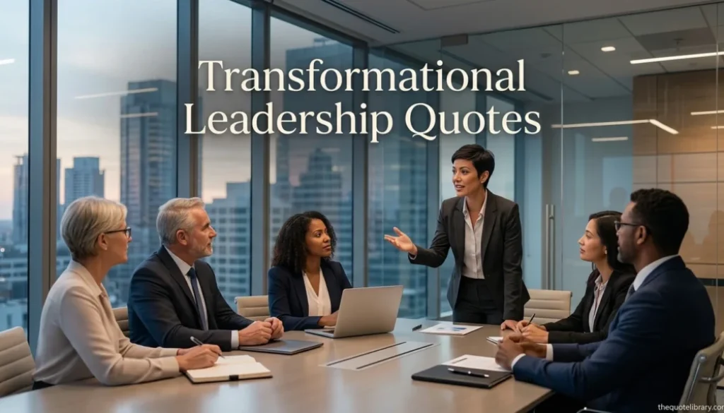 Transformational Leadership Quotes