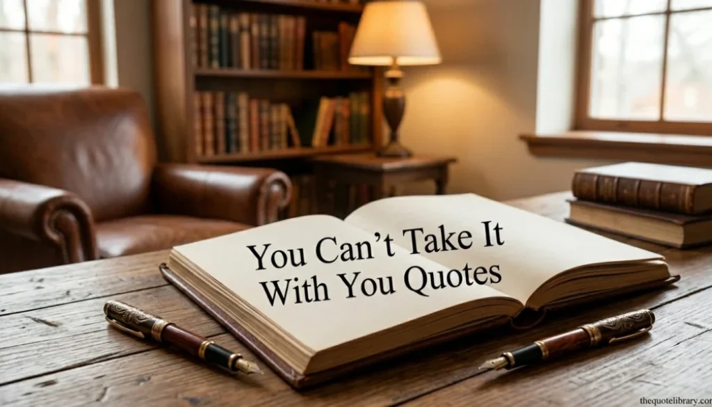 You Can't Take It With You Quotes