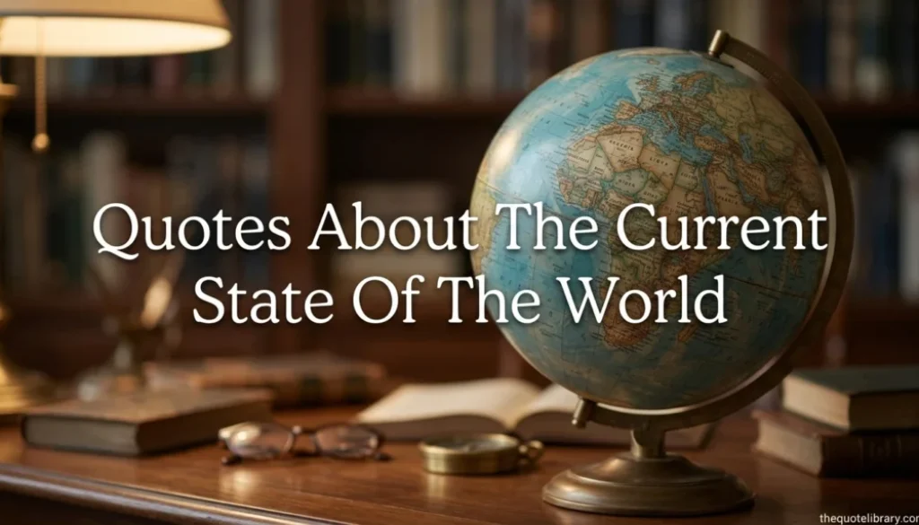 Quotes About The Current State Of The World