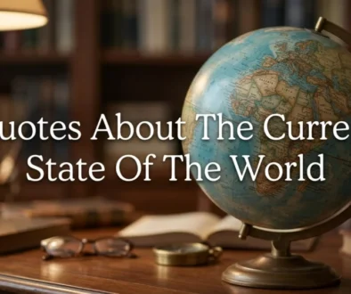 Quotes About The Current State Of The World